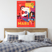 Toile Poster spatial Retro - Programme d'exploration de  (Insitu(Chambre))