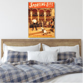 Toile Poster "Sporting Life" Boxe Théâtre (Insitu(Chambre))