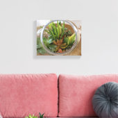 Toile Poster Succulent du Terrarium par Debra Lee Baldwi (Insitu(Salon))