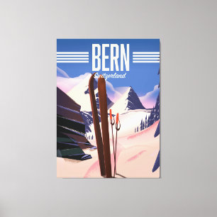 Toile Poster suisse berne