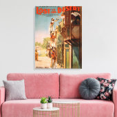 Toile Poster théâtral perdu dans le désert arabe (Insitu(Salon))