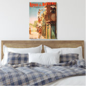 Toile Poster théâtral perdu dans le désert arabe (Insitu(Chambre))