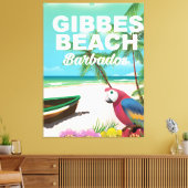 Toile poster vacances de Gibbes Beach Barbade (Insitu(Salon))