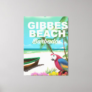 Toile poster vacances de Gibbes Beach Barbade