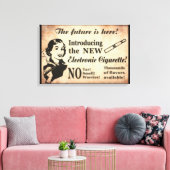 Toile Poster Vaping Style vintage (Insitu(Salon))
