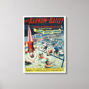 Toile Poster vintage Barnum & Bailey Circus