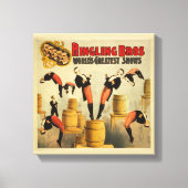 Toile Poster vintage Circus Sideshow (Recto)