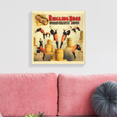 Toile Poster vintage Circus Sideshow (Insitu(Salon))