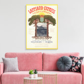 Toile Poster vintage Du Train Lappland-Express (Insitu(Salon))