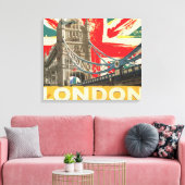 Toile Poster vintage Londres (Insitu(Salon))