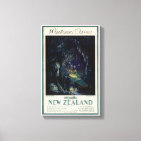 Poster Vintage voyage néo-zélandais