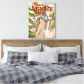 Toile Poster vintage Yosemite (Insitu(Chambre))