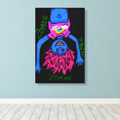 Toile Poster Zombie (Insitu (Plancher de Bois))