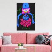 Toile Poster Zombie (Insitu(Salon))