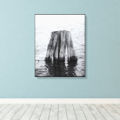 Toile Posts rustique Old Wood à Pier (Insitu (Plancher de Bois))