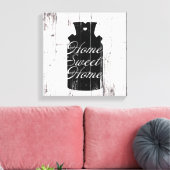 Toile Pot à lait en bois blanc de ferme rustique Home Sw (Insitu(Salon))