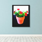 Toile Pot de fleurs (Insitu (Plancher de Bois))