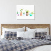 Toile Pot de succulents (Insitu(Chambre))