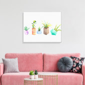 Toile Pot de succulents (Insitu(Salon))