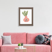 Toile Pot de terre cuite naturel Boho Rainbow pour amate (Insitu(Salon))