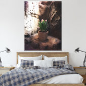 Toile Pot de tulipes dans une Grotte (Insitu(Chambre))