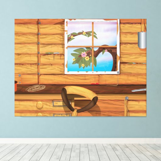 Toile Pot Shop (Insitu (Plancher de Bois))