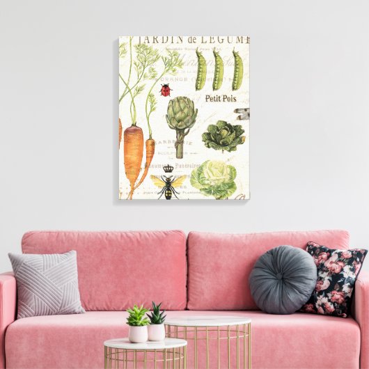 Toile potager vintage (Insitu(Salon))