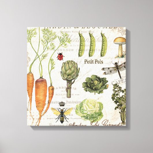 Toile potager vintage (Recto)