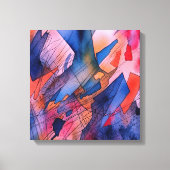 Toile "Potentiel libéré" Art Abstrait contemporain (Recto)