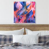 Toile "Potentiel libéré" Art Abstrait contemporain (Insitu(Chambre))
