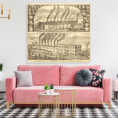 Toile Poterie de la vallée de l'Ohio, Laughlin Brothers (Insitu(Salon))