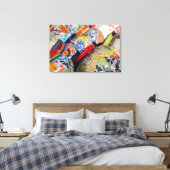 Toile Poteries mexicaines traditionnelles colorées peint (Insitu(Chambre))