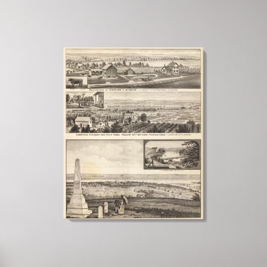 Toile Pottawatomie County Farm, Junction City, Kansas (Recto)