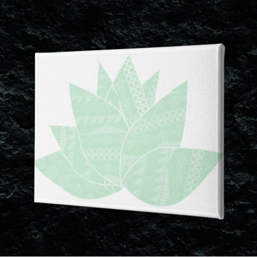 Toile Poules et poules Succulentes Moderne Lime Vert Rés