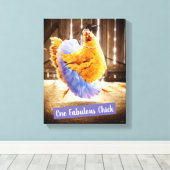 Toile Poulet dans un Tutu (Insitu (Plancher de Bois))
