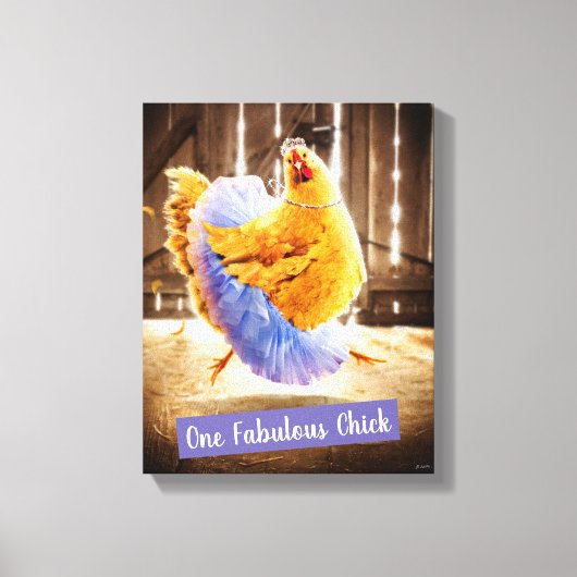 Toile Poulet dans un Tutu (Recto)