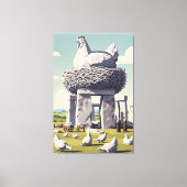 Toile Poulet drôle (Recto)