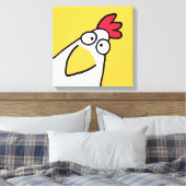 Toile POULET Jaune SÉRIEUX de Sandra Boynton (Insitu(Chambre))