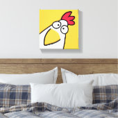 Toile POULET Jaune SÉRIEUX de Sandra Boynton (Insitu(Chambre))