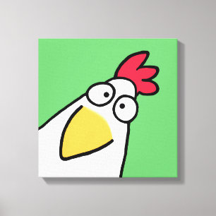 Toile POULET SÉRIEUX du printemps par Sandra Boynton