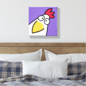 Toile POULET violet SÉRIEUX par Sandra Boynton (Insitu(Chambre))