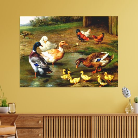 Toile Poulets, Canards Et Canards À La Ferme (Insitu(Salon))
