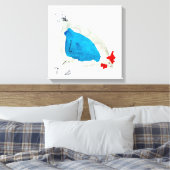 Toile Poulets mignons aquarelle (Insitu(Chambre))