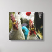 Toile Poulets vintages (Recto)