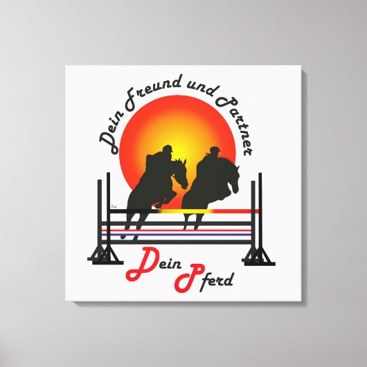 Toile pour chevaux et chevaux (Recto)