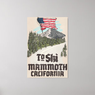 Toile Pour skier à Mammoth Californie