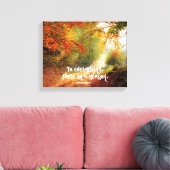 Toile Pour tout, il y a une Bible de Saison Verse (Insitu(Salon))