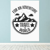 Toile Pour une aventure (Insitu (Plancher de Bois))