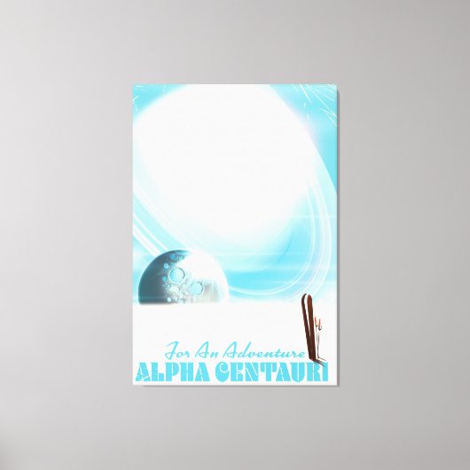 Toile Pour une Aventure Retro Ski poster de ski (Recto)
