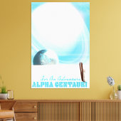 Toile Pour une Aventure Retro Ski poster de ski (Insitu(Salon))
